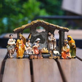 Presépio em Estatuas para Decoração 12 Peças