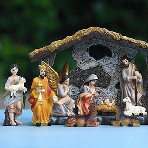 Presépio em Estatuas para Decoração 12 Peças