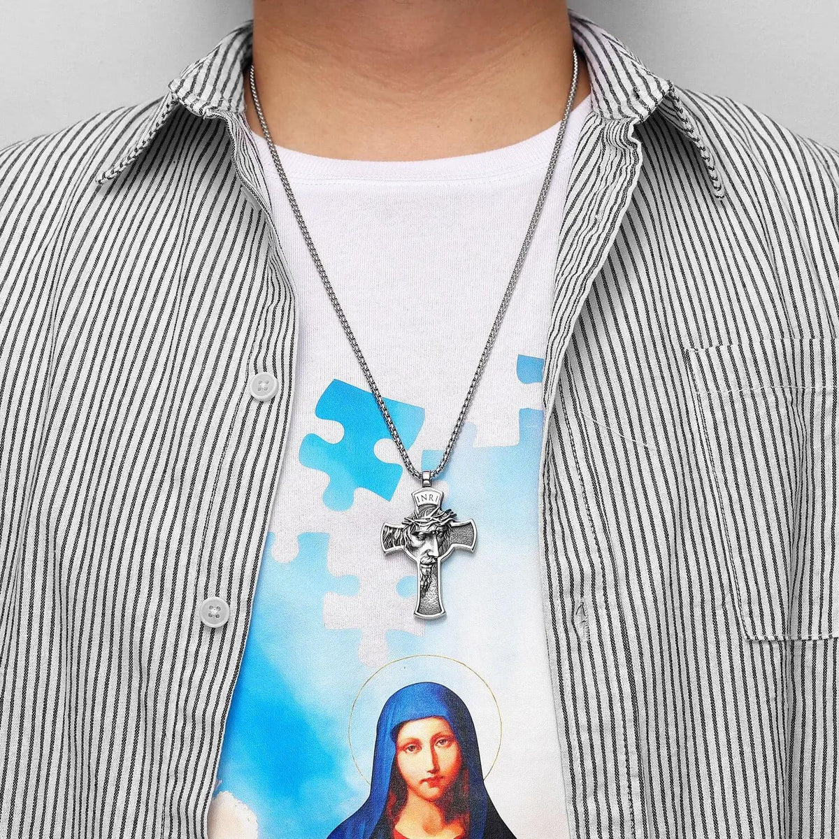 Colar "Face" de Jesus Cristo