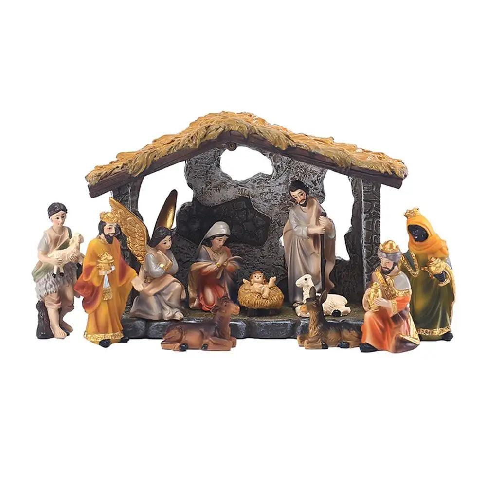 Presépio em Estatuas para Decoração 12 Peças